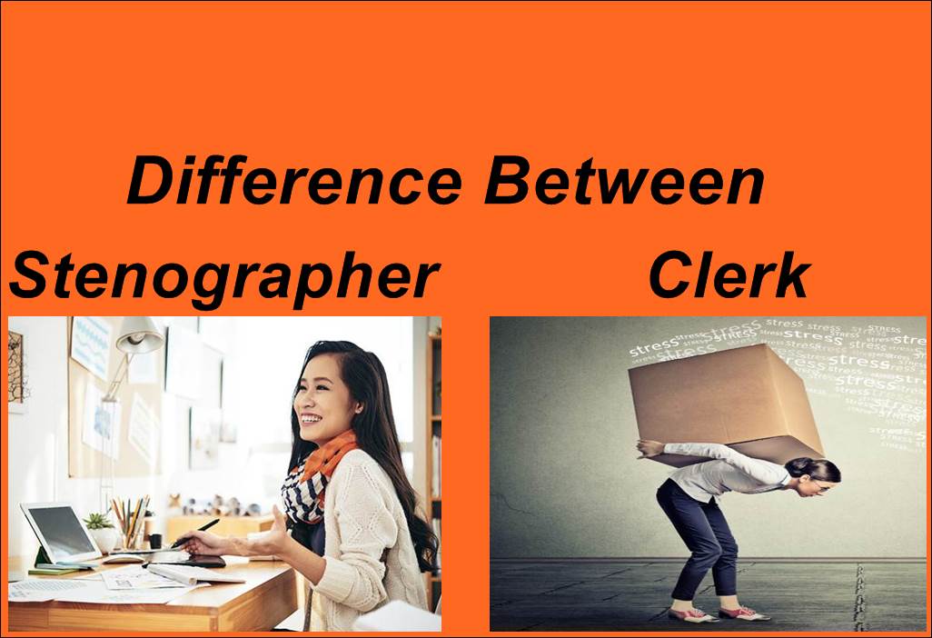 Difference Between Stenographer and Clerk
