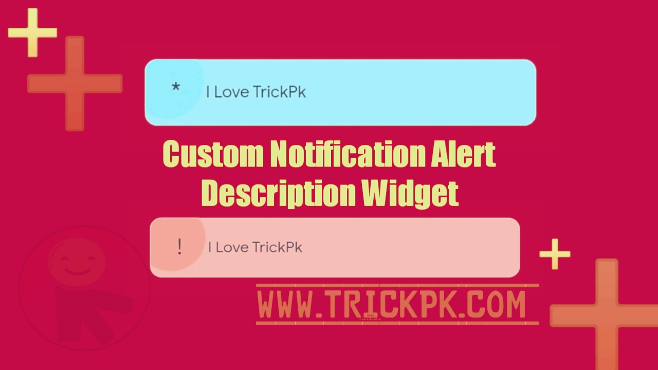 Create A Custom Alert Description Styles Widget