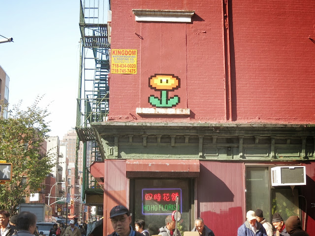 Invader Invades New York City - 2013 Edition - Collaboration With COST and ENX plus solo pieces. 5