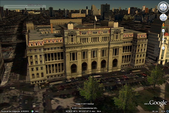Palacio de Justicia en Google Earth
