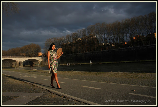 Amelie. Tiber River (Lungotevere). ROME – 14 March 2021