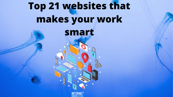 Top 21 popular websites on the Internet