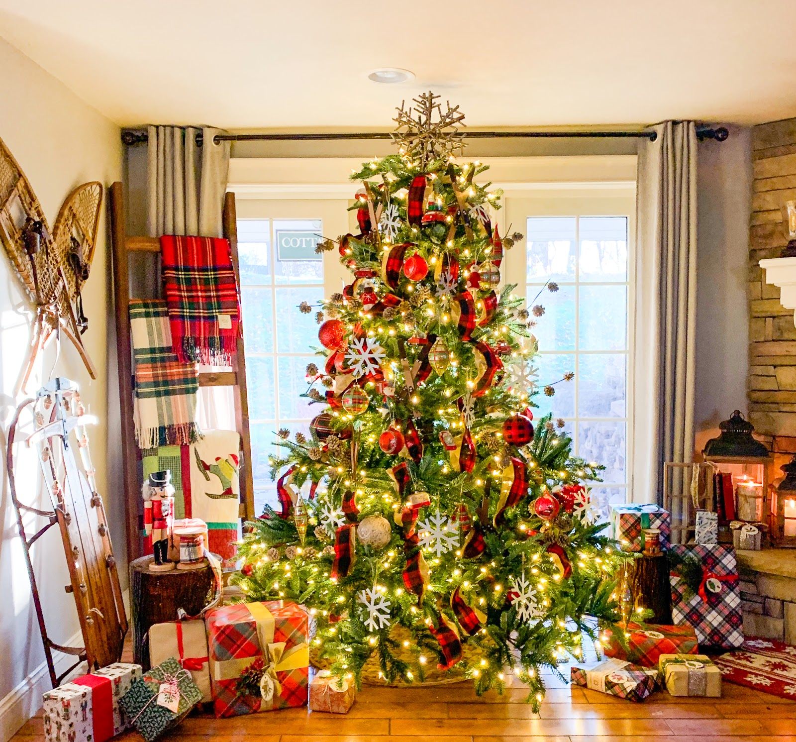 Golden Boys And Me A New Festive Fir For Our Family Room