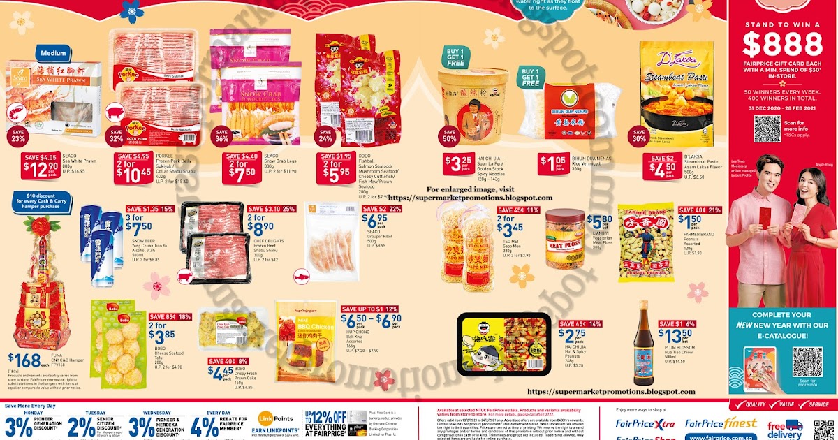 Fairprice ntuc NTUC FairPrice Lunar New Year Promotion 18 - 24 February 2021