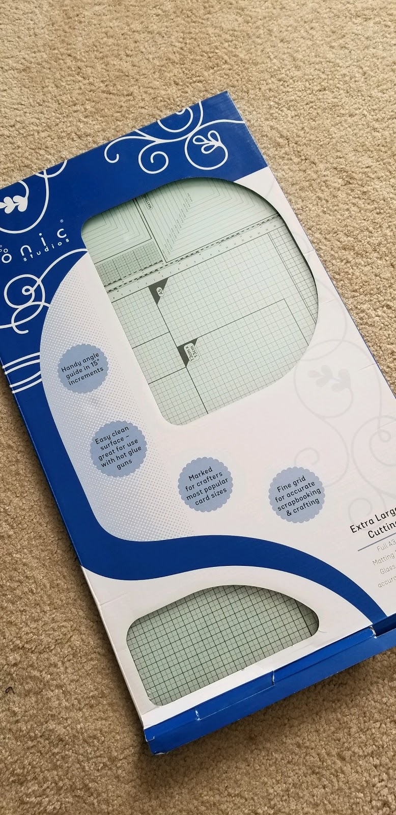 The DoodleBLOG Tonic Studios Surfaces A3 Glass Cutting Mat