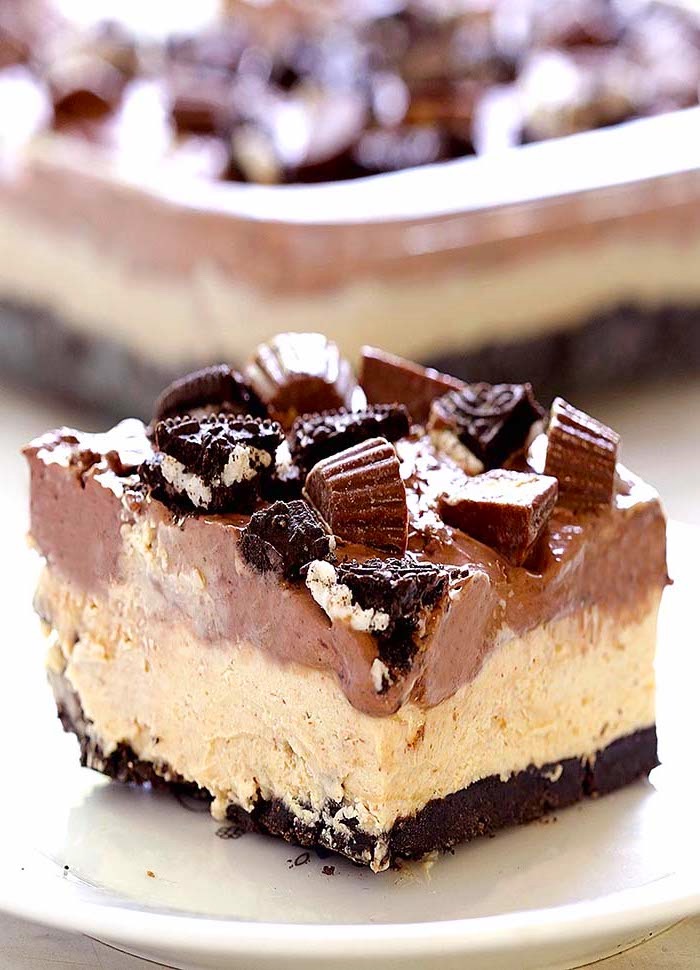 No Bake Chocolate Peanut Butter Dessert Recipe Joki's Kitchen