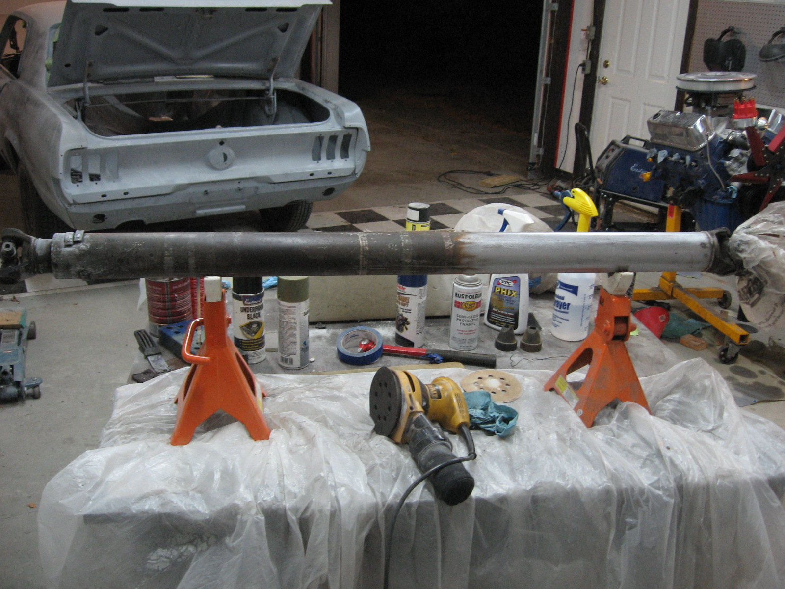 1967 Mustang Restoration: Driveshaft restoration