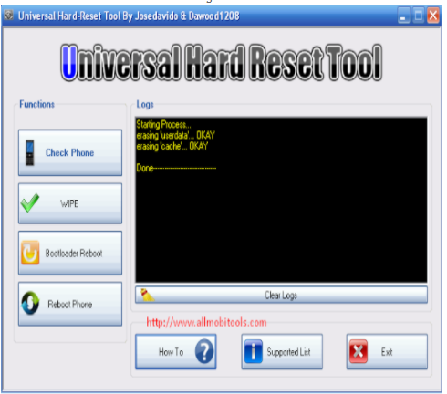 Universal Hard Reset Tool For All Android Phones Download