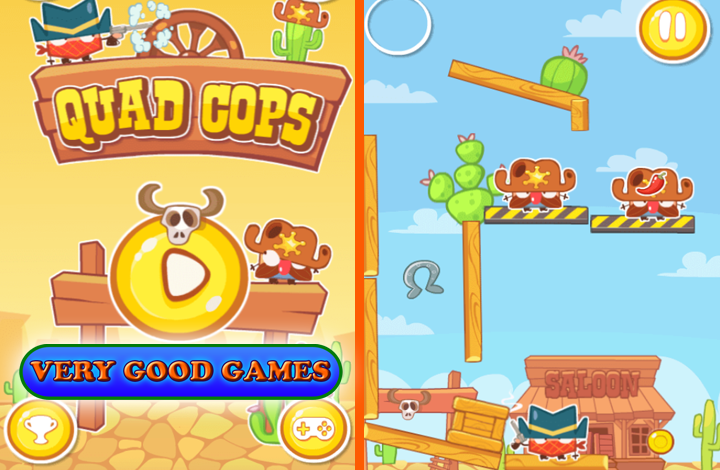 Quad Cops game screenshots