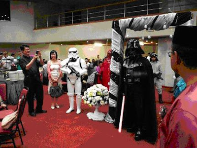 Star Wars wedding. 