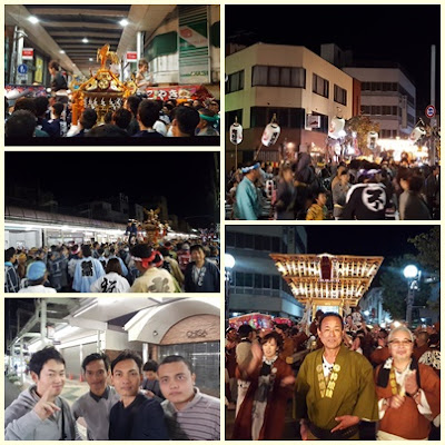 Puncak acara Maebashi Matsuri atau Danbe Matsuri di Gunma