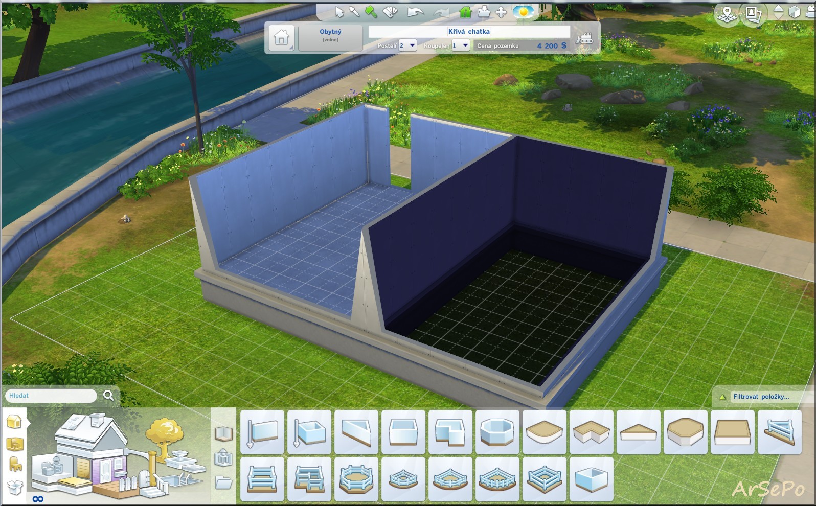 Jak otočit podlahu v The Sims 4?