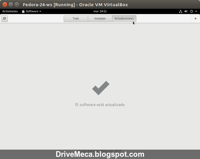 DriveMeca instalando Linux Fedora 24 Workstation paso a paso