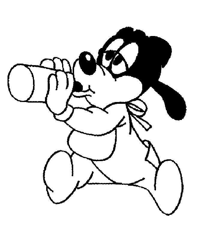 baby cartoon characters coloring pages - photo #8