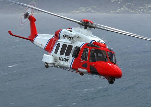 World Defence News: AgustaWestland's AW189 helicopter Search and Rescue