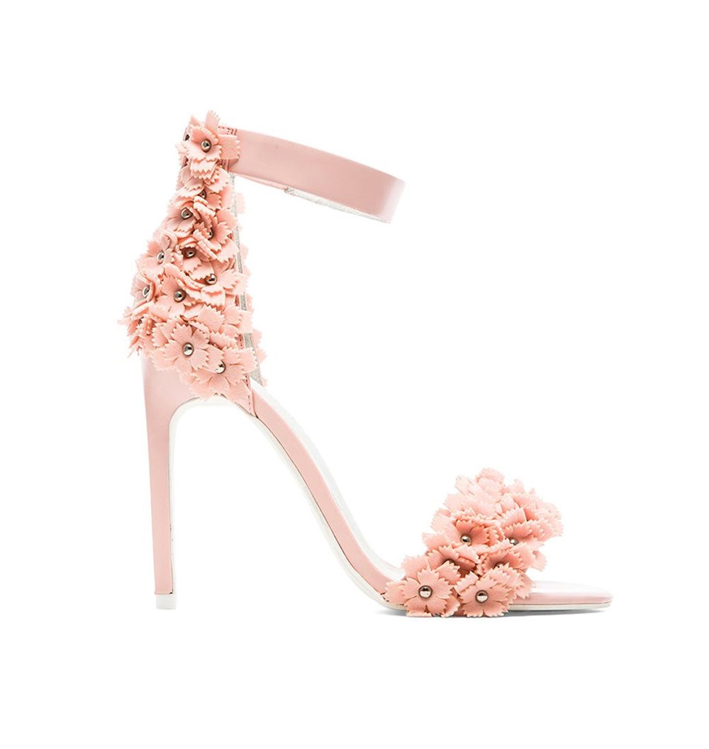 Jeffrey Campbell Barely There Floral Heels