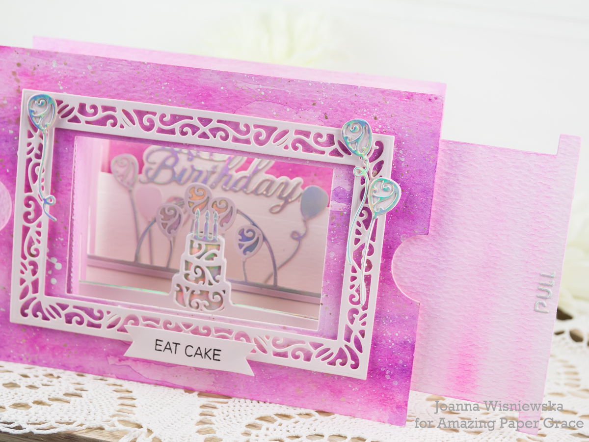Joanna Wiśniewska: Happy Birthday Make a Scene Card