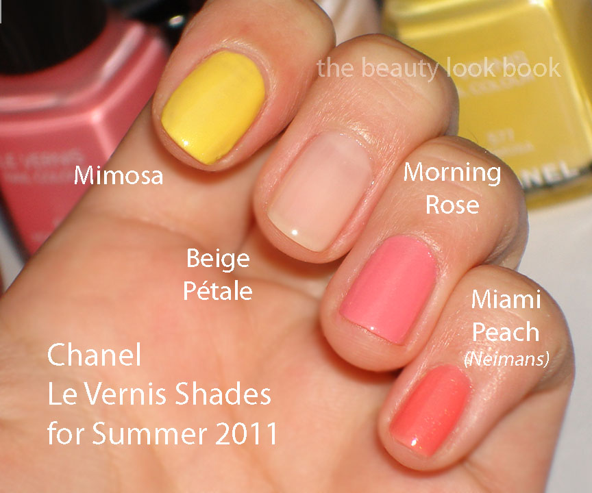 Chanel Le Vernis Shades For Summer 2011: Morning Rose, Beige