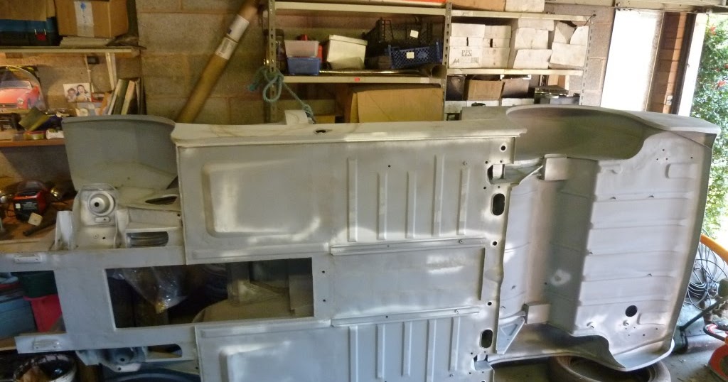 MG Midget 1965 MKII Restoration Project Painting Chassis Underside