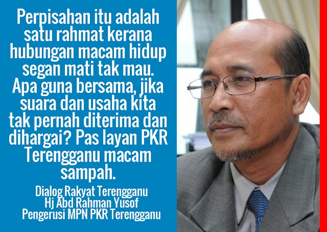 PAS layan PKR macam Sampah di Terengganu?