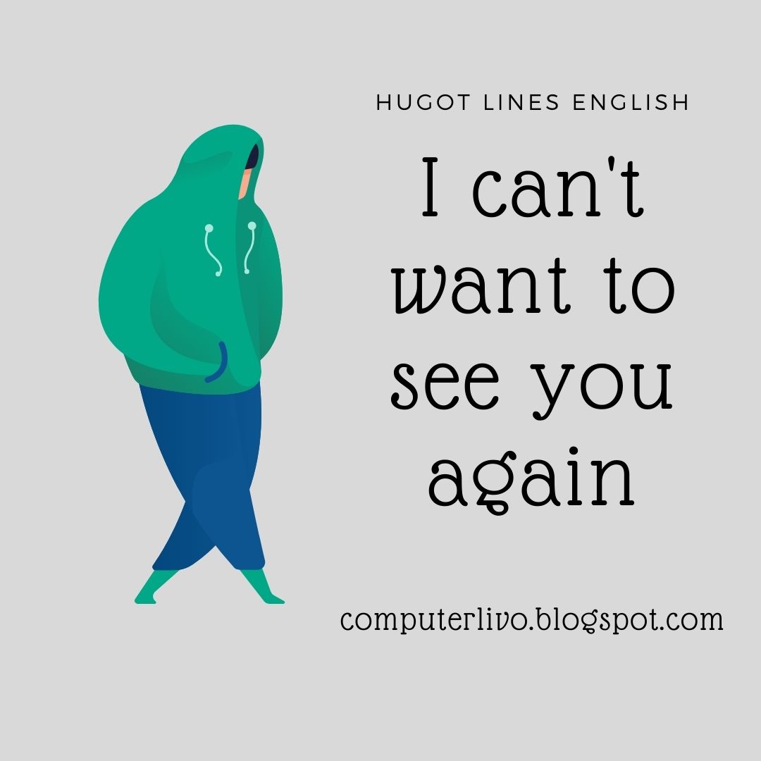 Hugot Lines English With Fantastic Image Computer Livo