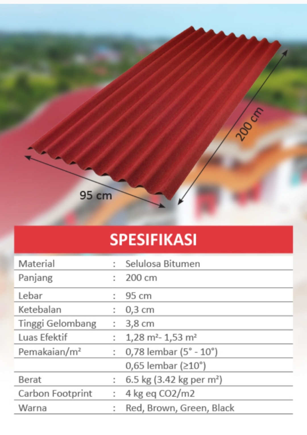 onduline HARGA GENTENG JENIS ATAP SIRAP ASPAL BITUMEN