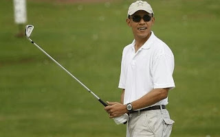 Obama at golf