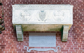 Volpi's tomb at the Frari church in Venice