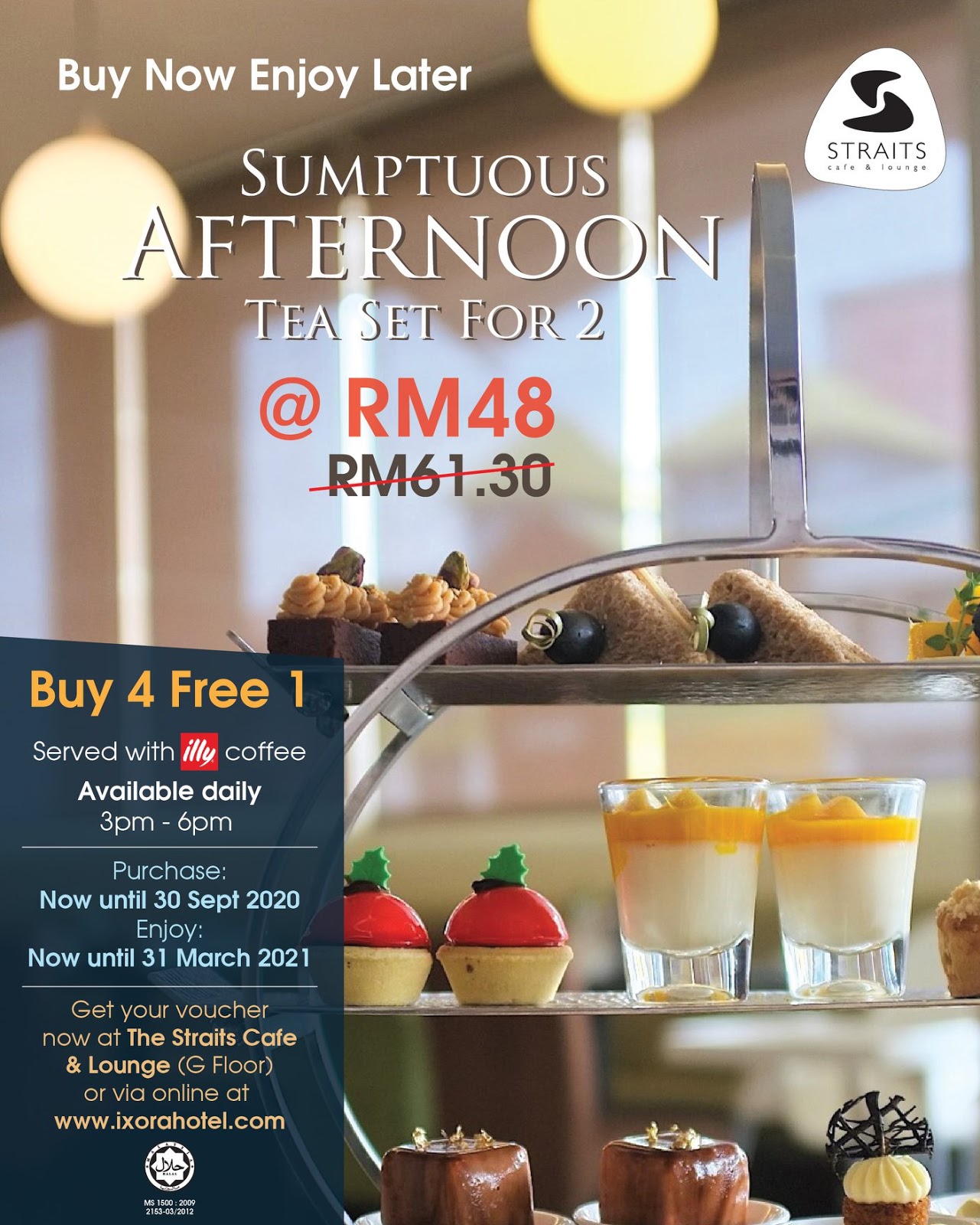 Enjoy A Sumptuous Afternoon Tea Set For Only RM48 at Ixora Hotel, Penang