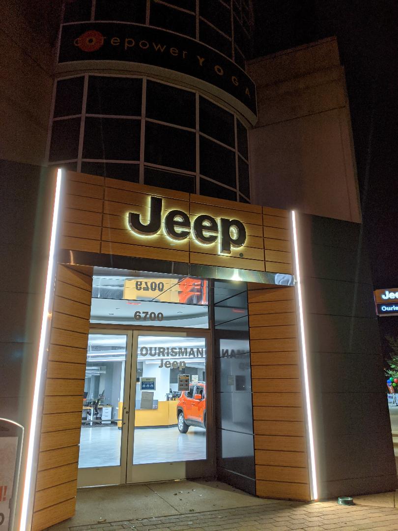 Robert Dyer Bethesda Row Ourisman Jeep updates exterior in Bethesda