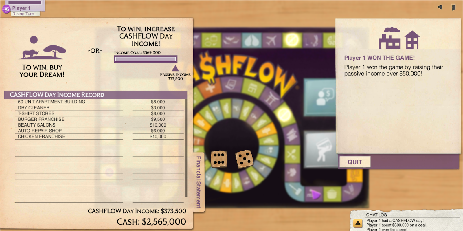cashflow game cashflow game