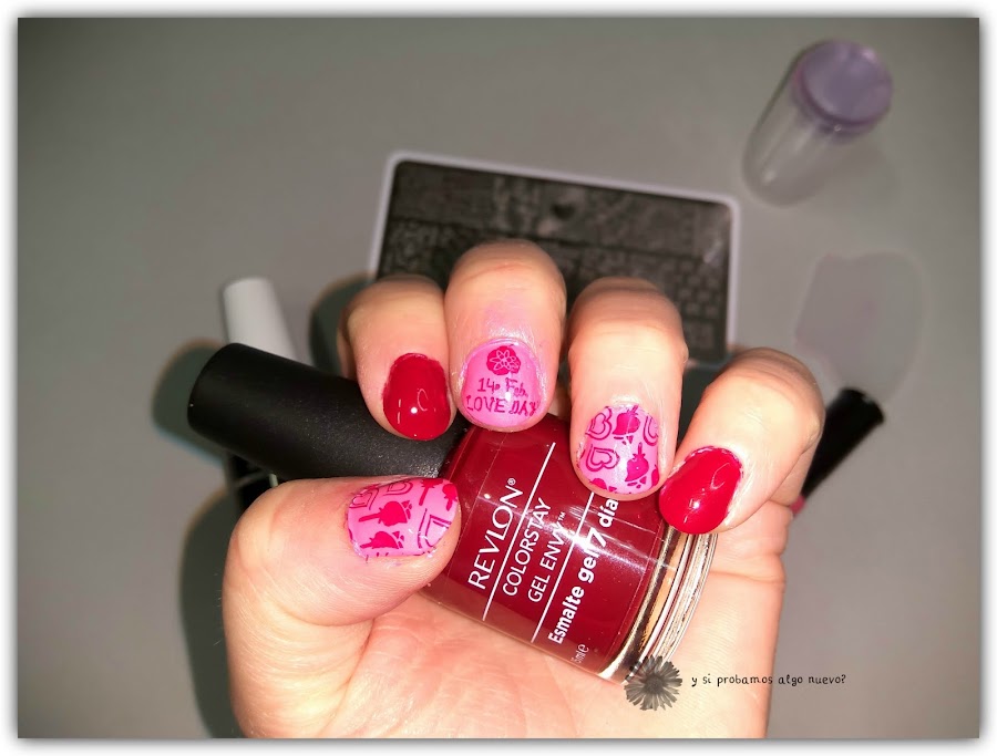 manicuras para San Valentín