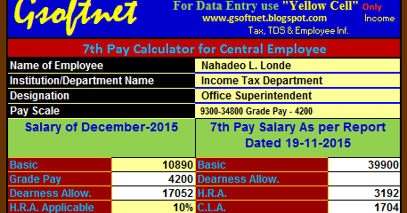 pay scale calculator