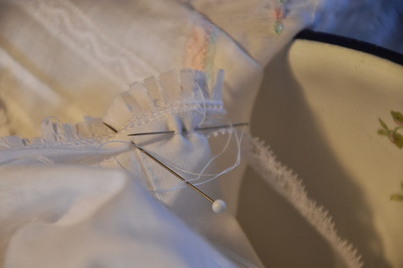 The Old Fashioned Baby Sewing Room Stitching By The Fire Entredeux