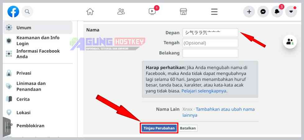 Cara Membuat Nama Facebook Dengan Font Unik Valid dan Keren Terbaru
