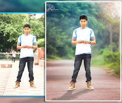 blur edit natural photoshop soft effect step