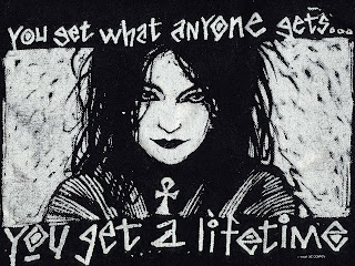 You Get What Anyone Gets Dark Gothic Wallpaper