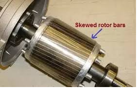 skewed rotor of induction motor