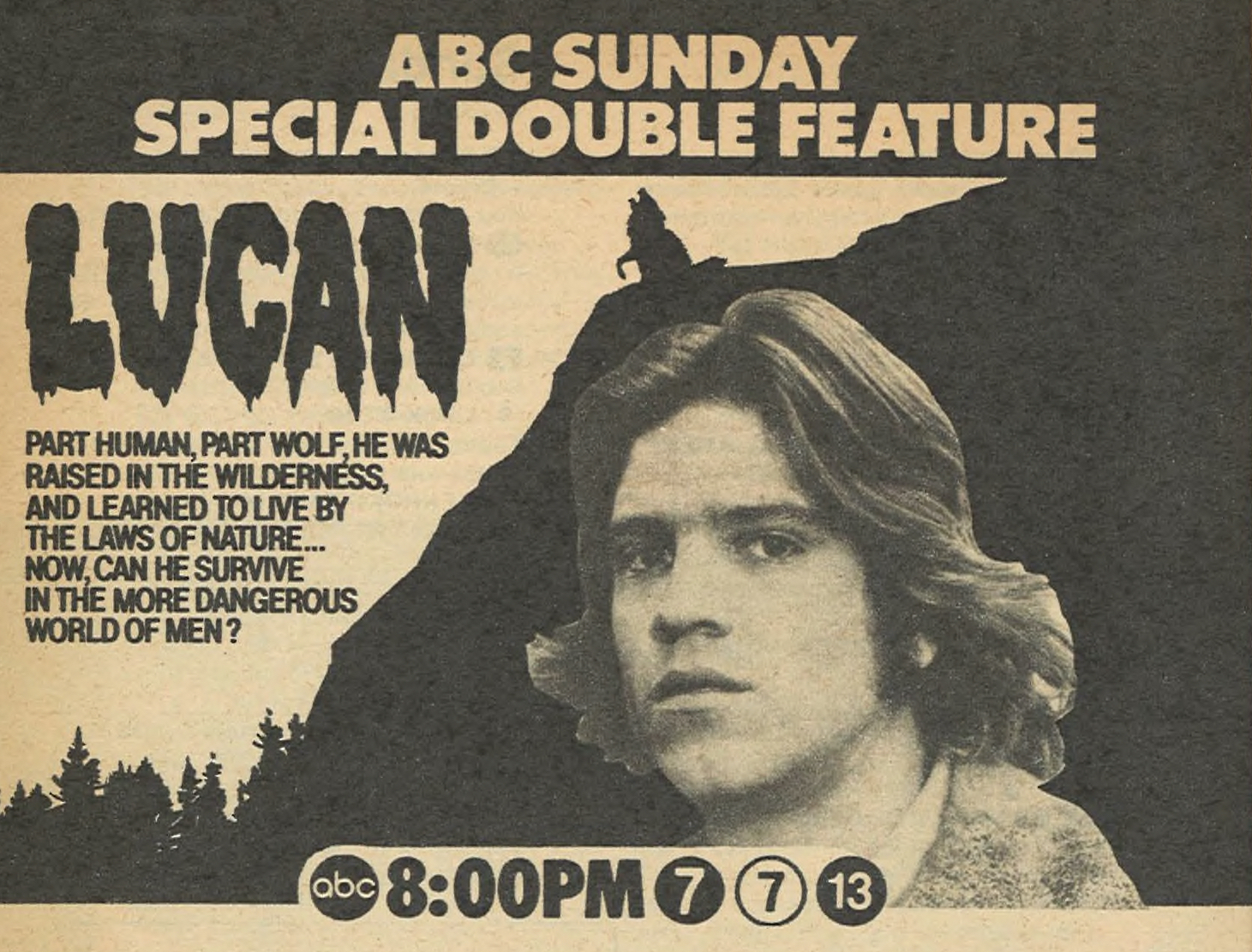 Lucan Premiere Ad, 1977 & TV Guide Listing