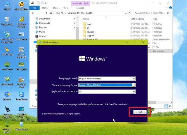 Klik Ncxt Untuk Install Windows Seperti Biasa Install windows dengan flashdisk