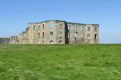 Ruined House at Downhill Demesne in Northern Ireland