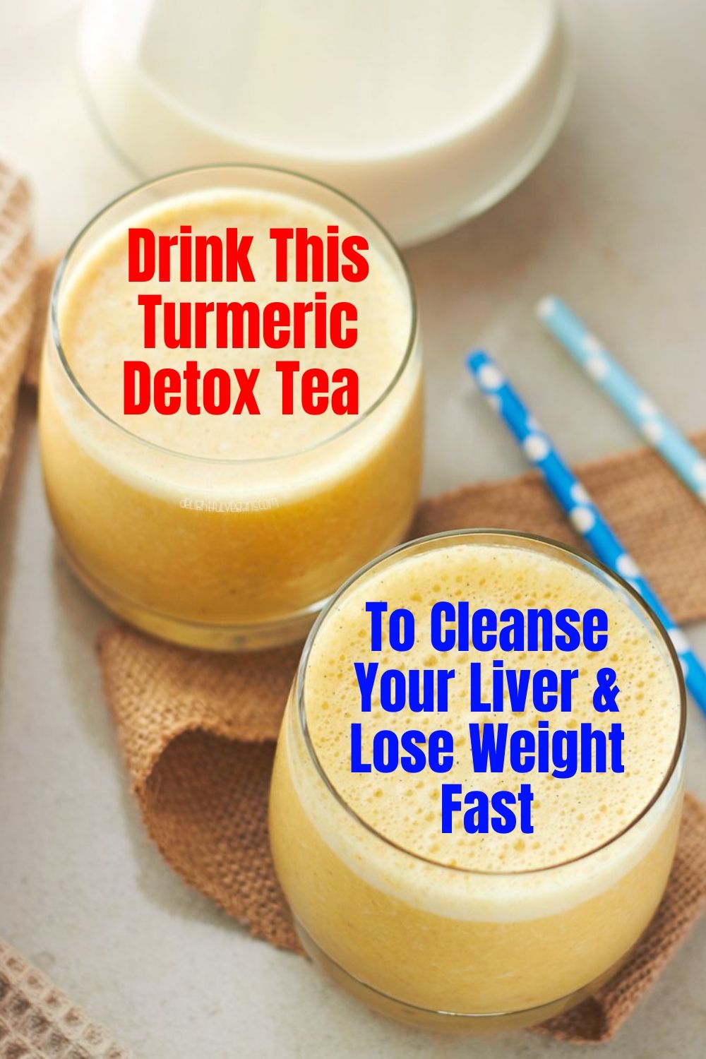 Powerful Turmeric Detox Tea To Cleanse The Liver & Lose Weight
