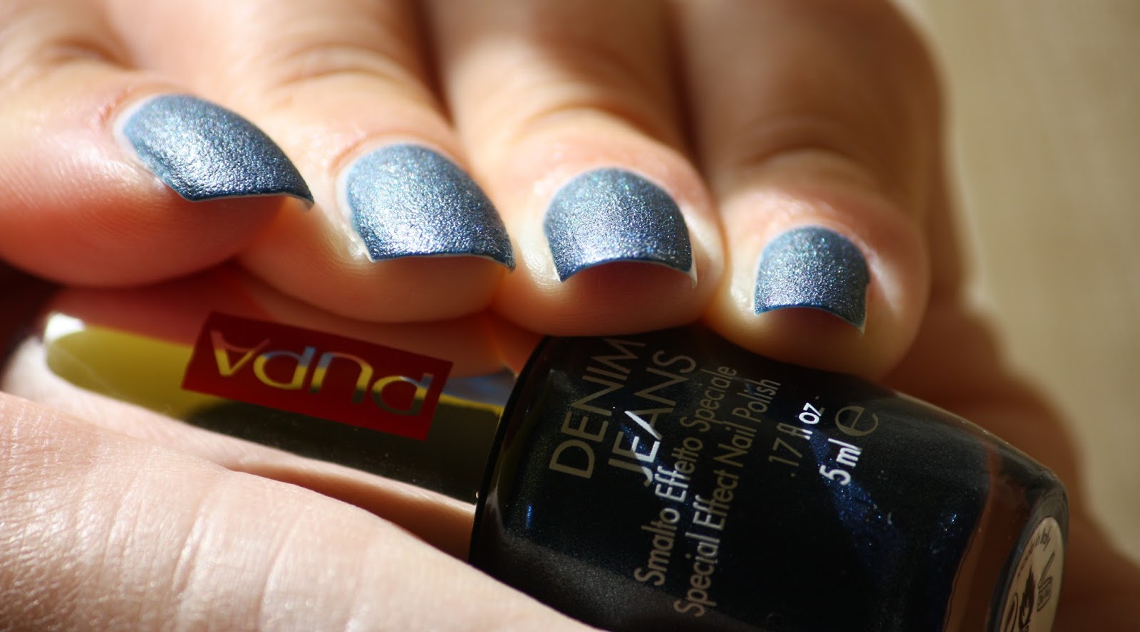 Die Zauberin Zebulon Die Zauberin Nails Pupa Denim Jeans, Special Effect Nail Polish 002