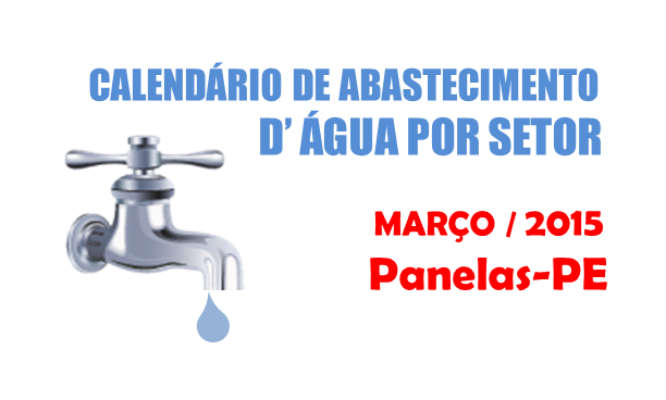 Compesa segue com abastecimento de água na cidade de Panelas-PE por setor Compesa segue com abastecimento de água na cidade por setor