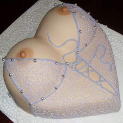 An Elegant Party Boobs Cake
