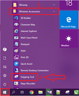 Gambar ilustrasi tampilan start menu di windows 10