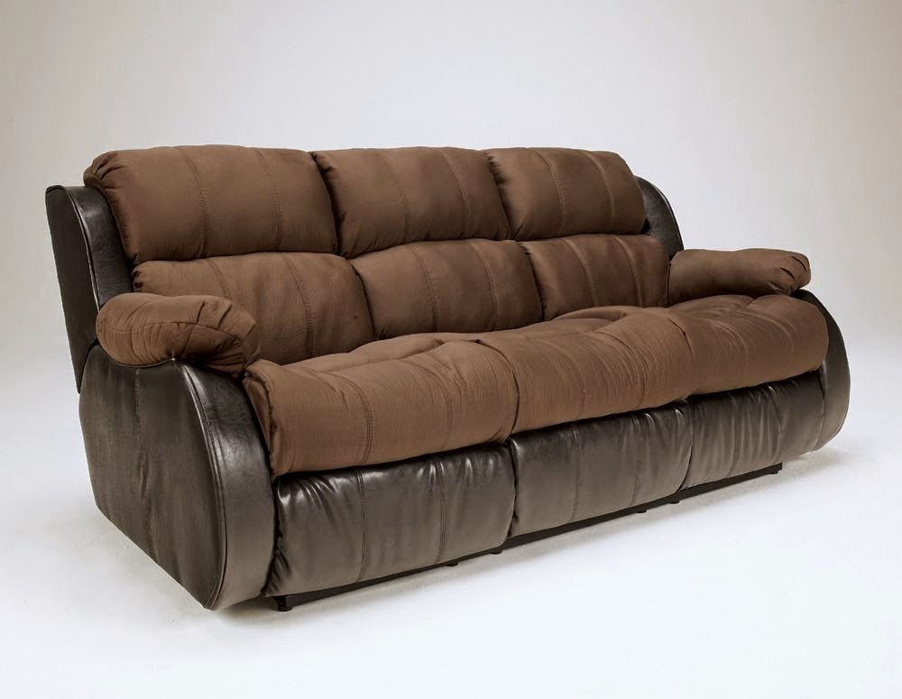 Blackjack cocoa reclining sofa