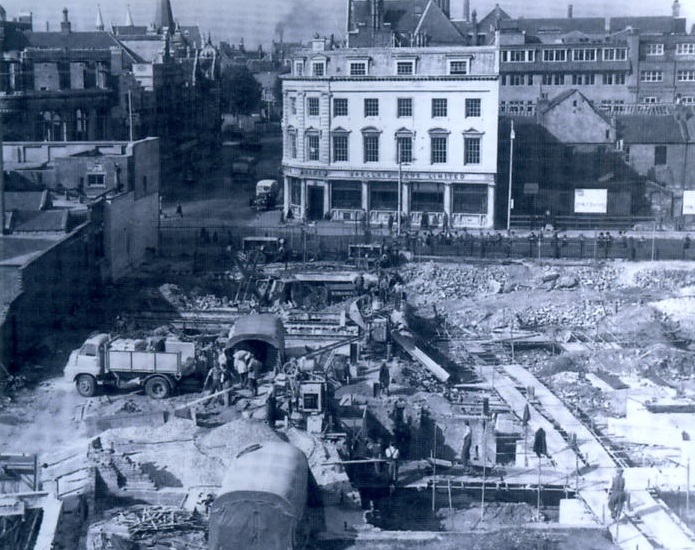 Bomb Damage in Commercial Road