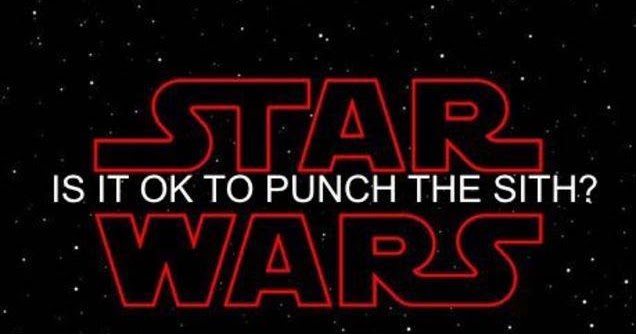 Fishermagical Thought: Is It OK to Punch the Sith?
