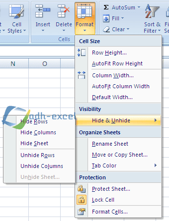 Fungsi Menu Format Dalam Tab Home Microsoft Excel Adhe Pradiptha